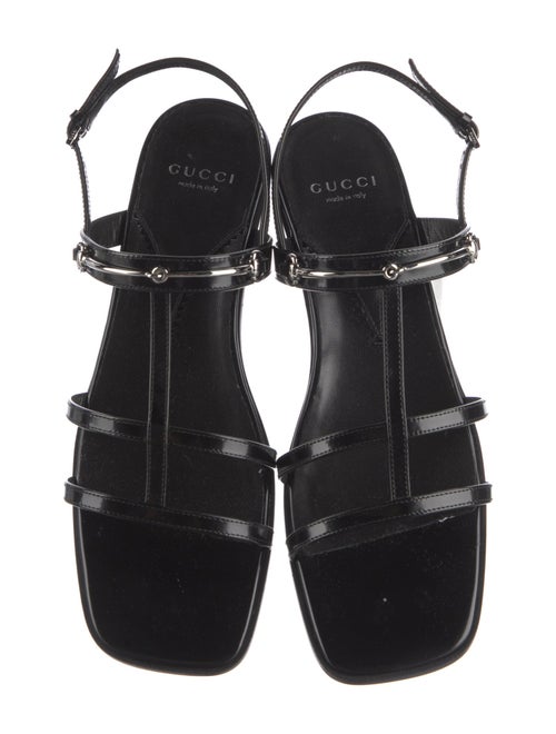 Gucci Leather Slingback Sandals