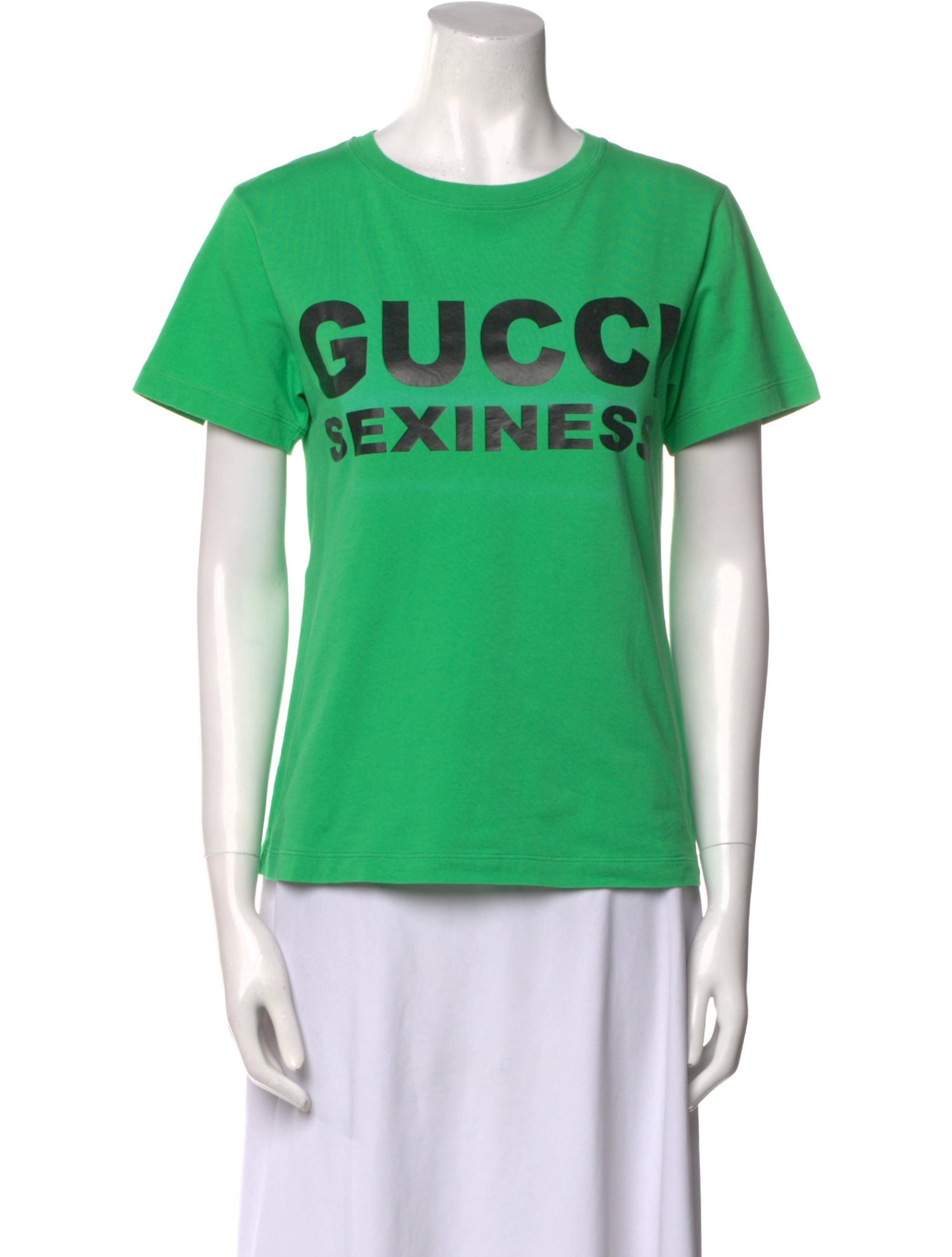Gucci Graphic Print Crew Neck T-Shirt