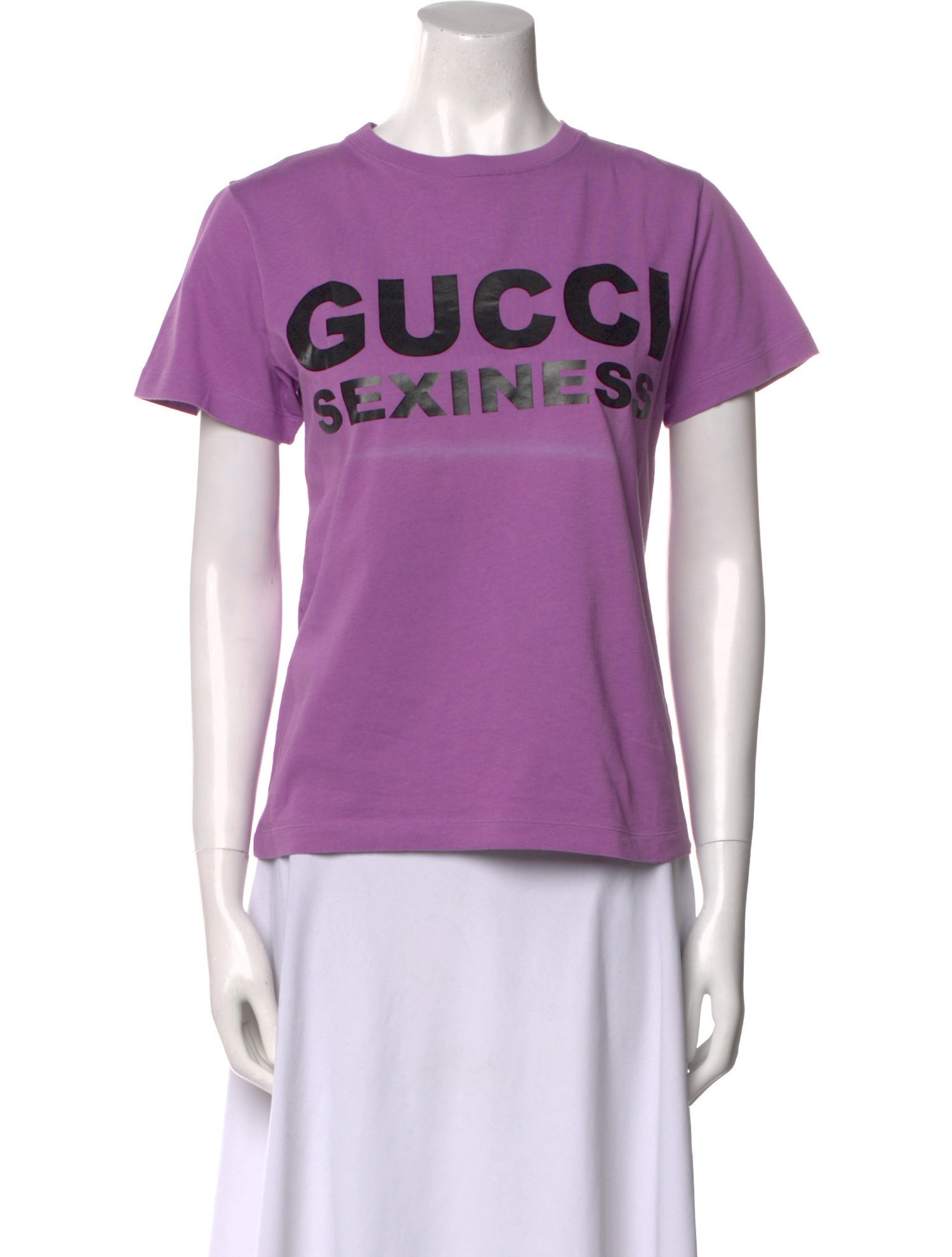 Gucci Graphic Print Crew Neck T-Shirt