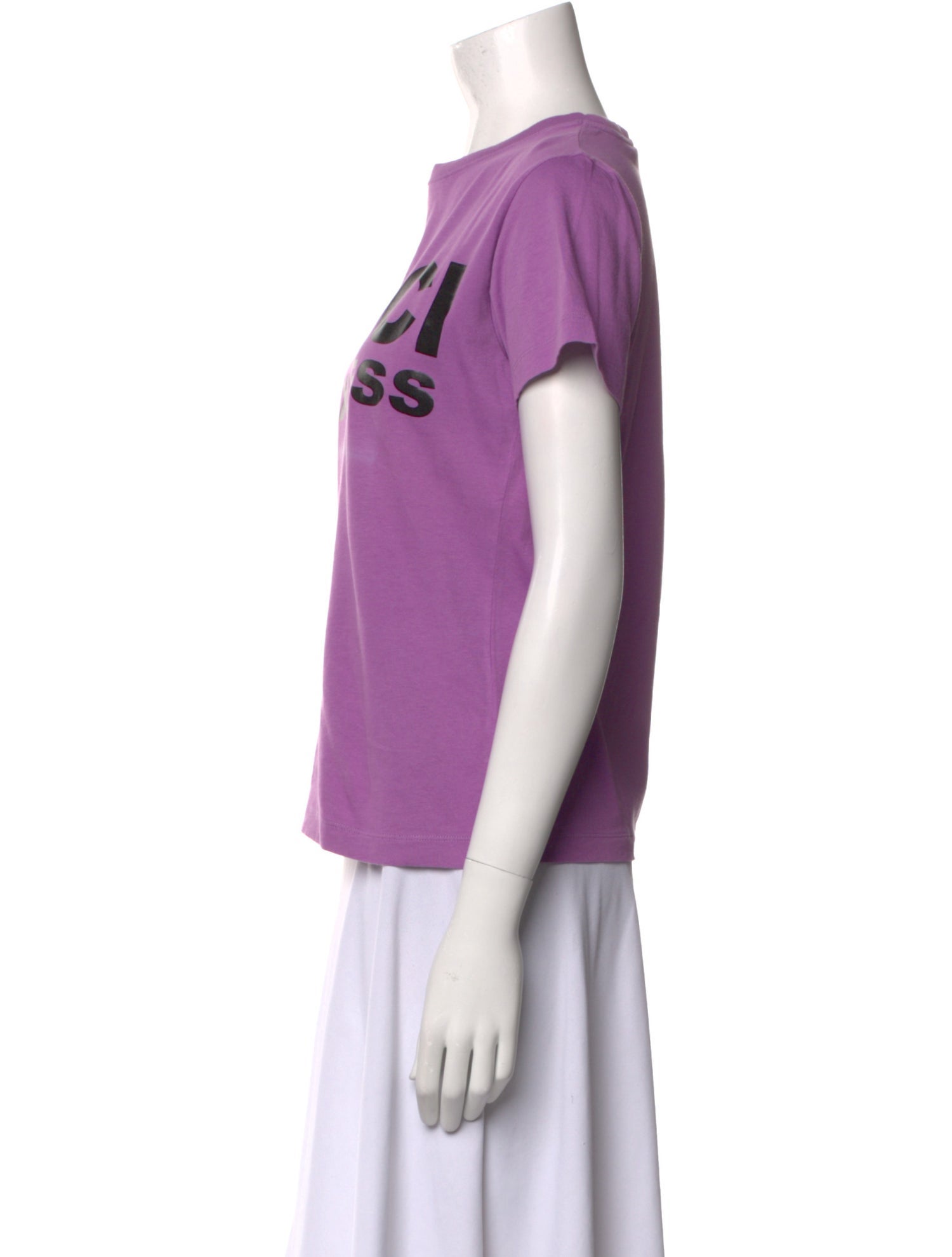 Gucci Graphic Print Crew Neck T-Shirt