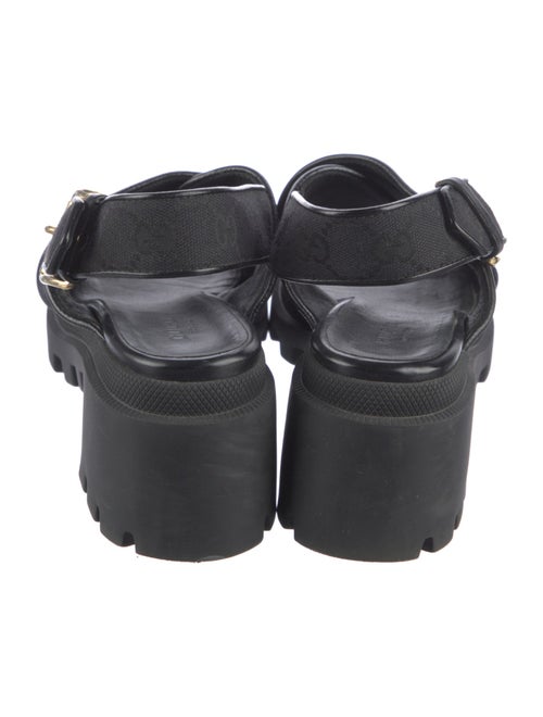 Gucci GG Canvas Canvas Slingback Sandals