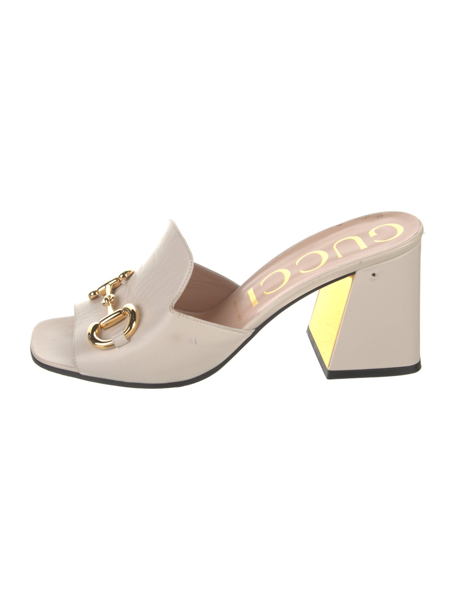 Gucci Leather Slides