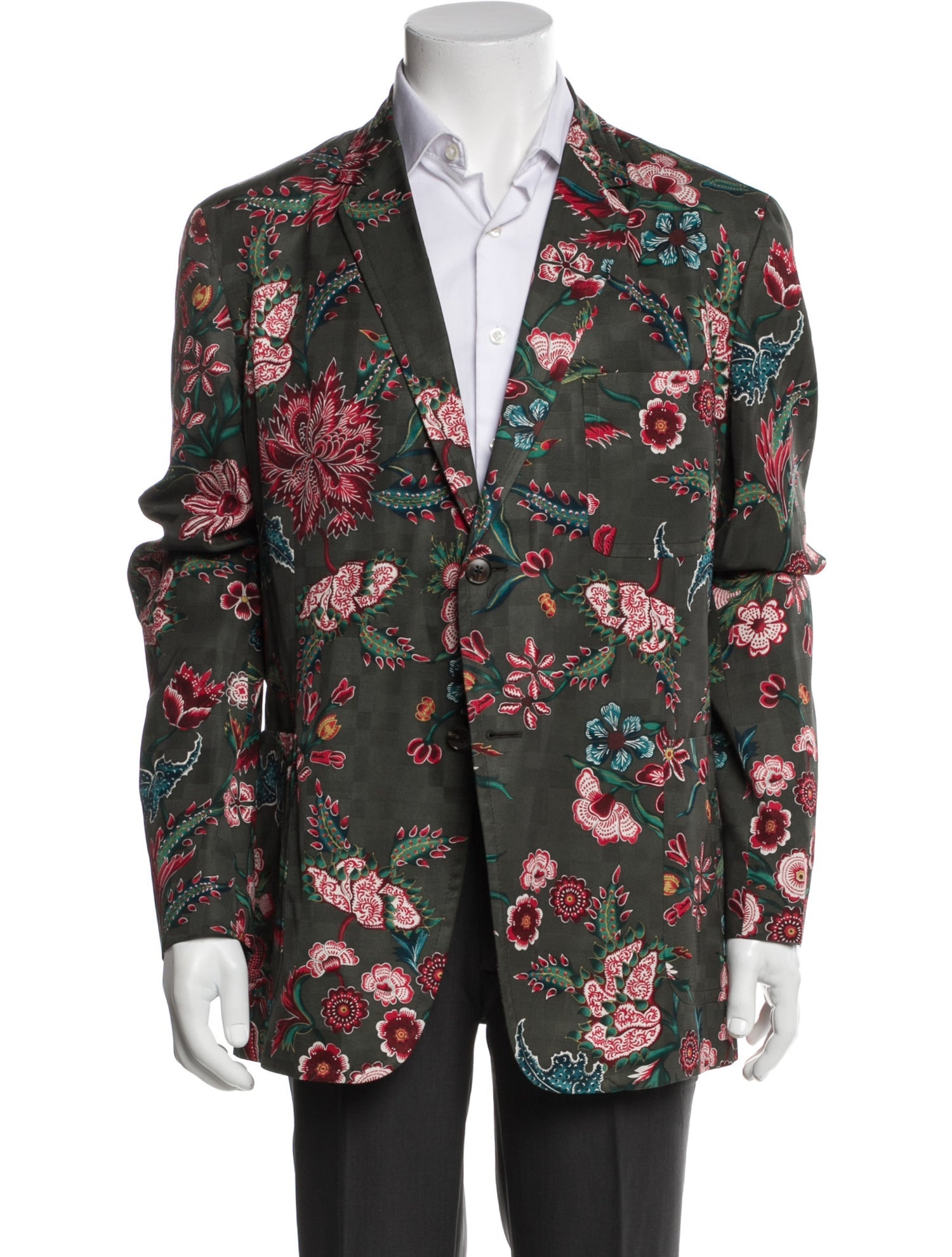Gucci Floral Print Blazer