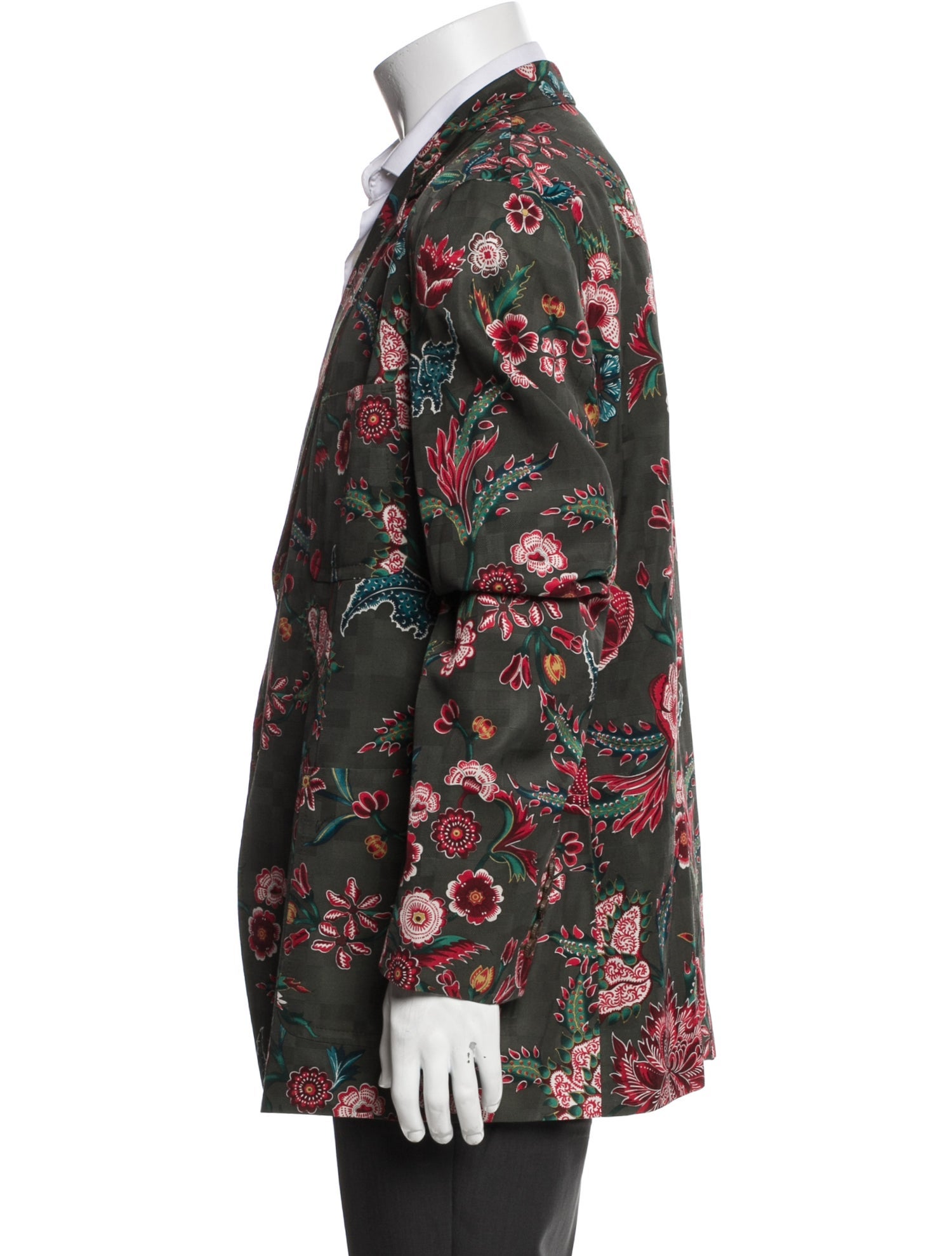 Gucci Floral Print Blazer