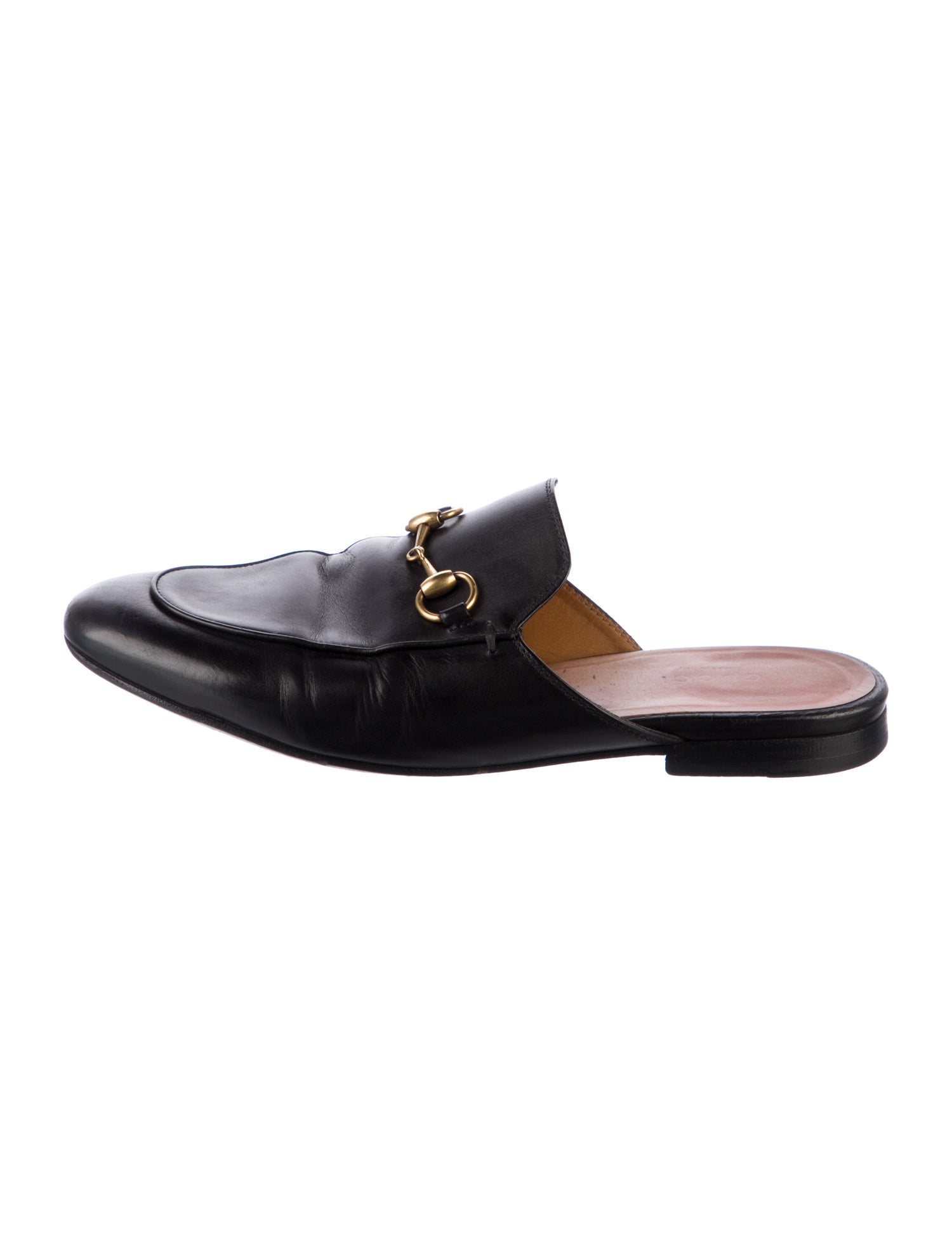 Gucci Horsebit Accent Leather Mules