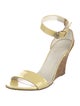 Gucci Interlocking CC Logo Patent Leather Sandals
