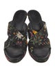 Gucci Flora Knight Print Canvas Slides