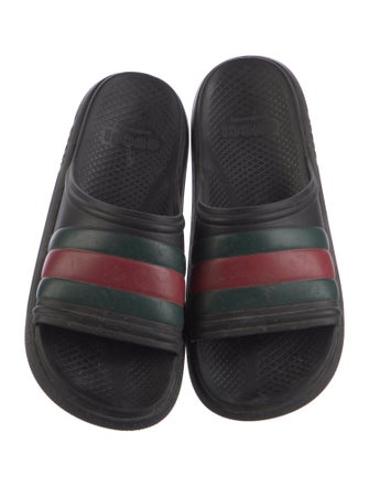 Gucci Rubber Striped Slides