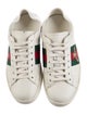 Gucci Leather Graphic Print Sneakers
