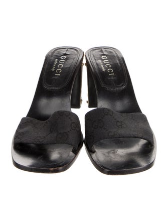 Gucci GG Canvas Canvas Slides