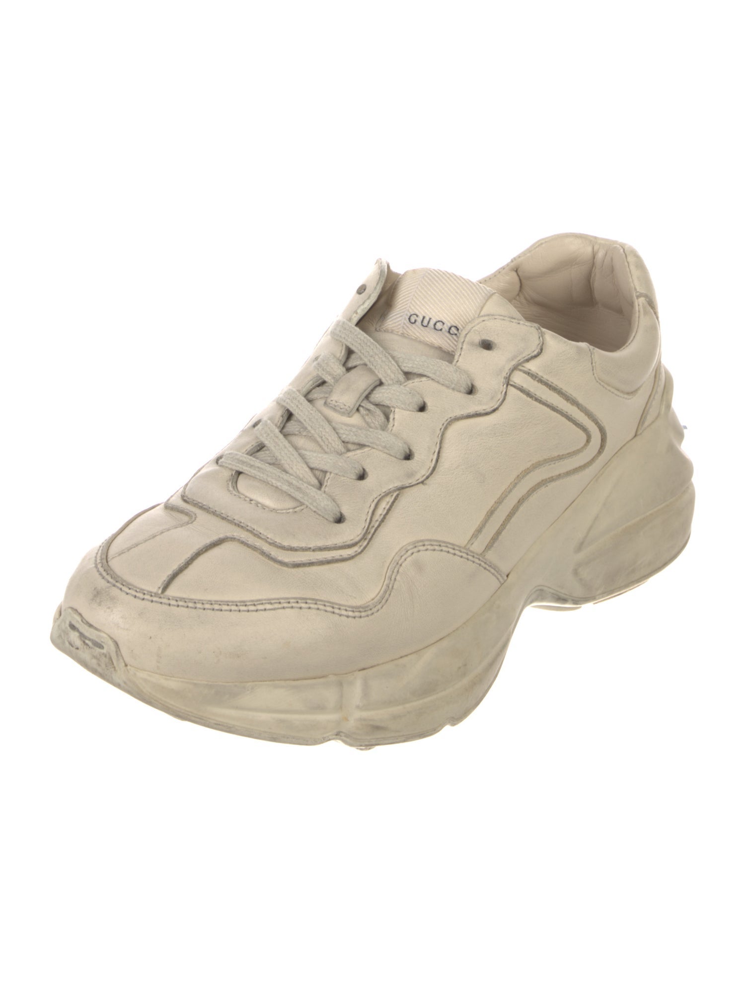 Gucci Leather Chunky Sneakers