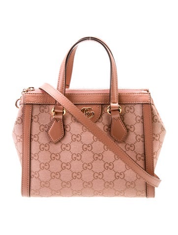 Gucci Handle Bags GG Canvas Ophidia Small