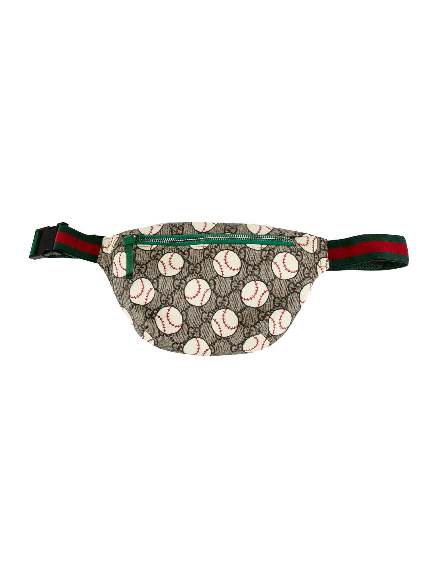 Gucci Boys' Coated Canvas Baseball Waist Bag