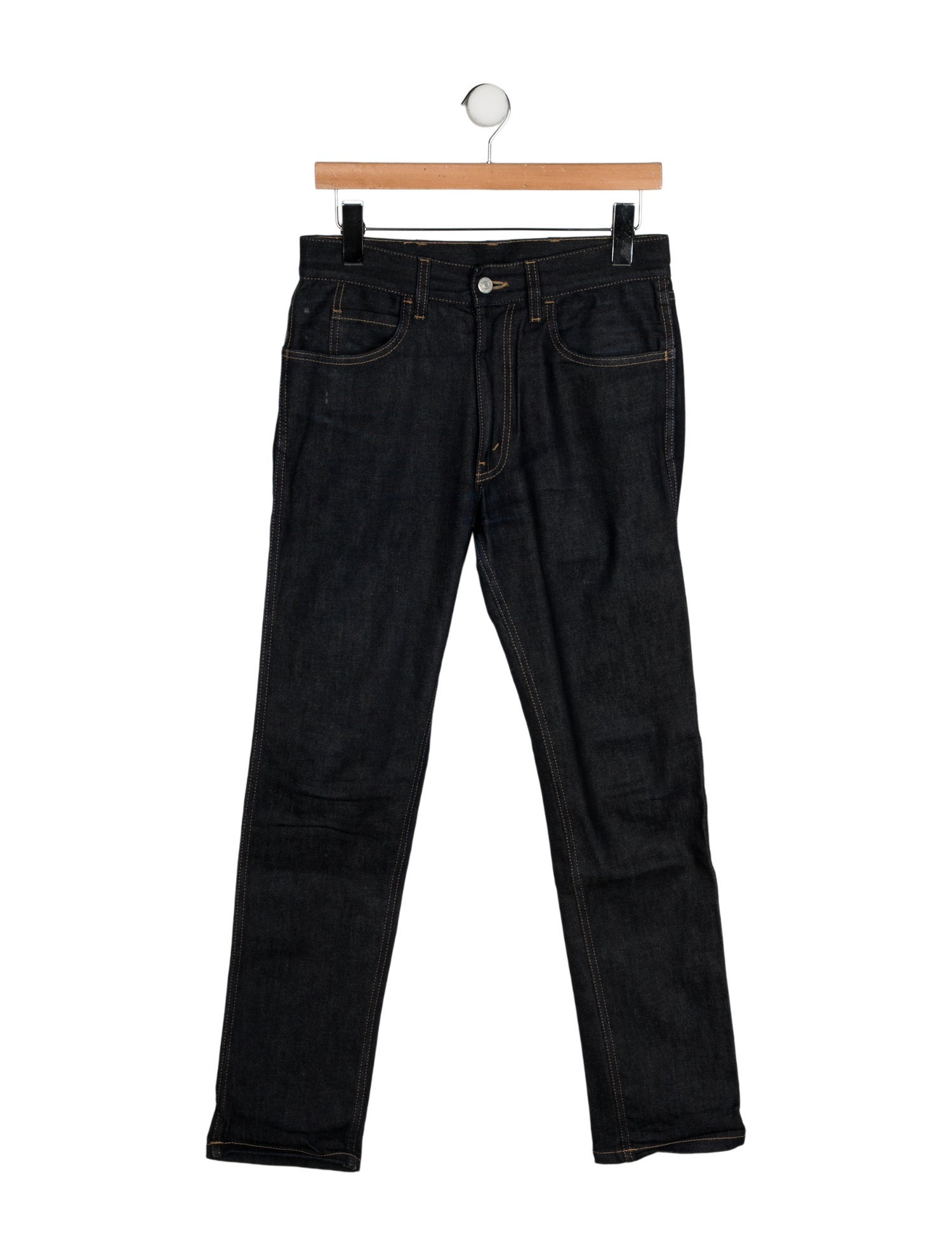 Gucci Mid-Rise Straight Leg Jeans