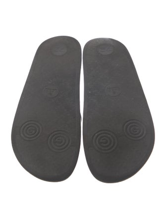 Gucci Web Accent Rubber Slides