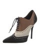 Gucci Leather Colorblock Pattern Pumps