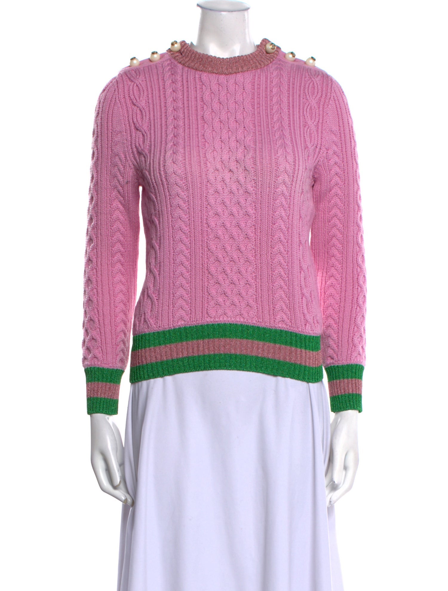 Gucci Wool Crew Neck Sweater