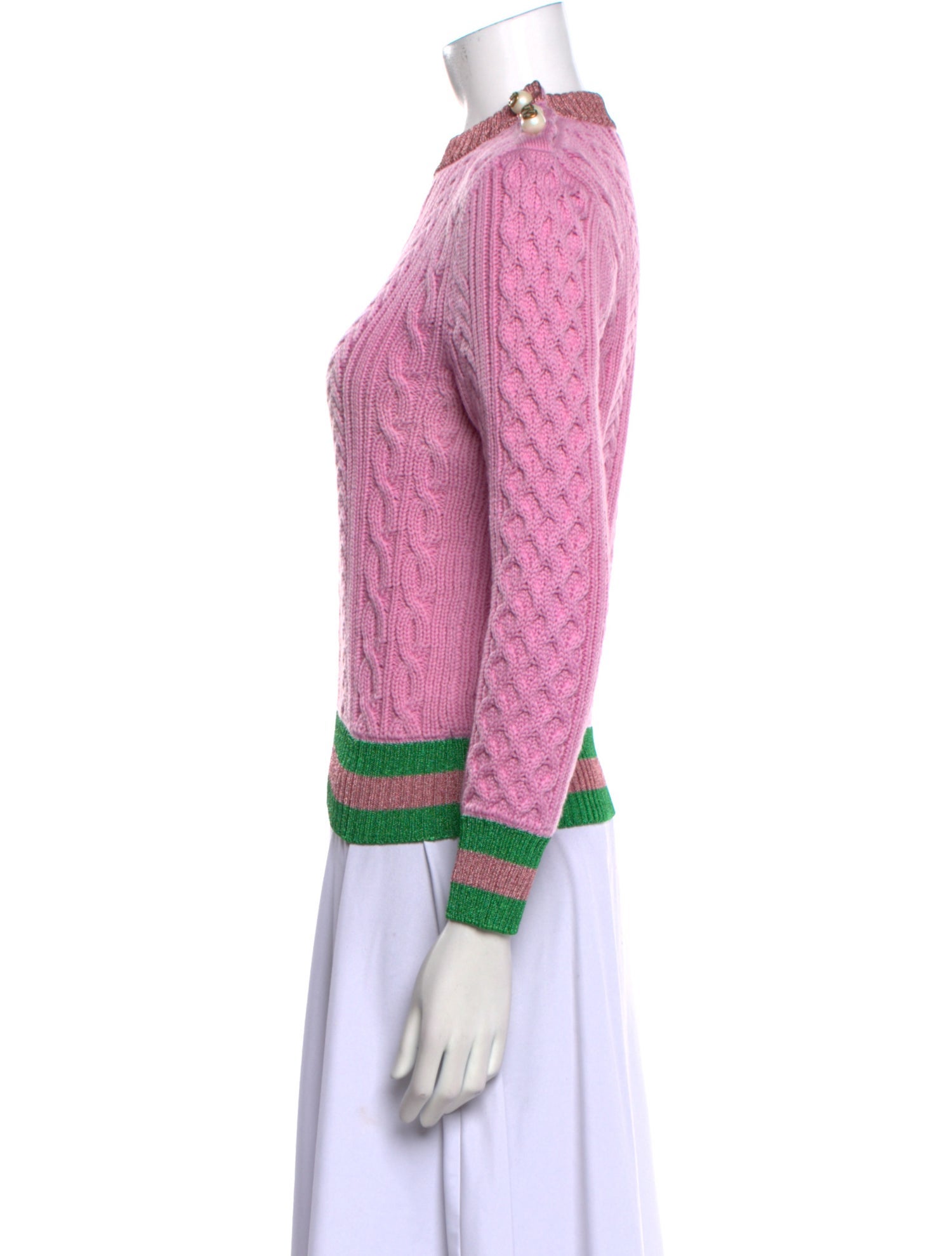 Gucci Wool Crew Neck Sweater