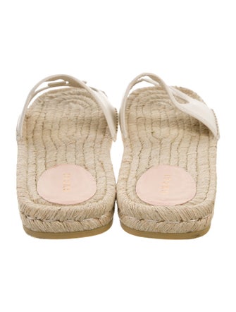 Gucci Interlocking G Logo Leather Espadrilles
