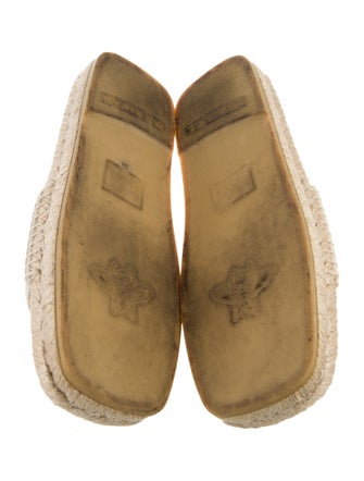 Gucci Interlocking G Logo Leather Espadrilles