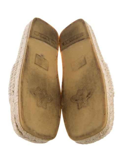 Gucci Interlocking G Logo Leather Espadrilles