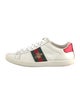 Gucci Web Accent Leather Sneakers