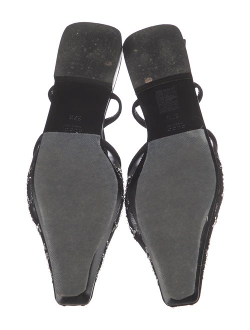 Gucci GG Logo Mesh Slingback Flats