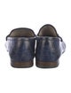 Gucci Horsebit Accent Crocodile Loafers