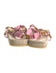 Gucci Crystal Embellishments Espadrilles