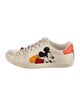 Gucci Leather Graphic Print Sneakers