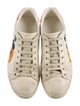 Gucci Leather Graphic Print Sneakers