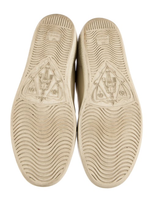 Gucci Leather Graphic Print Sneakers