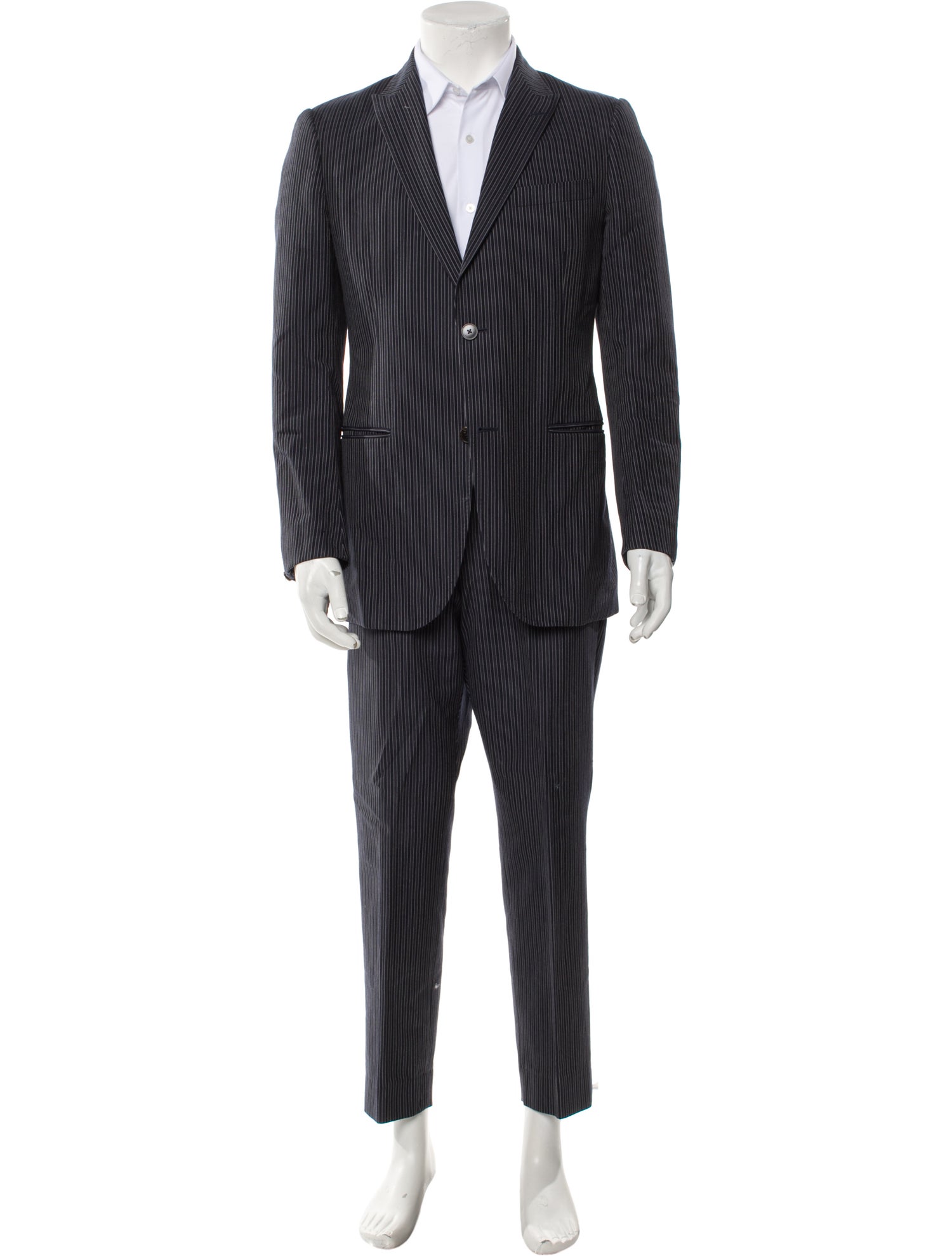 Gucci Striped Two-Piece Suit Vest