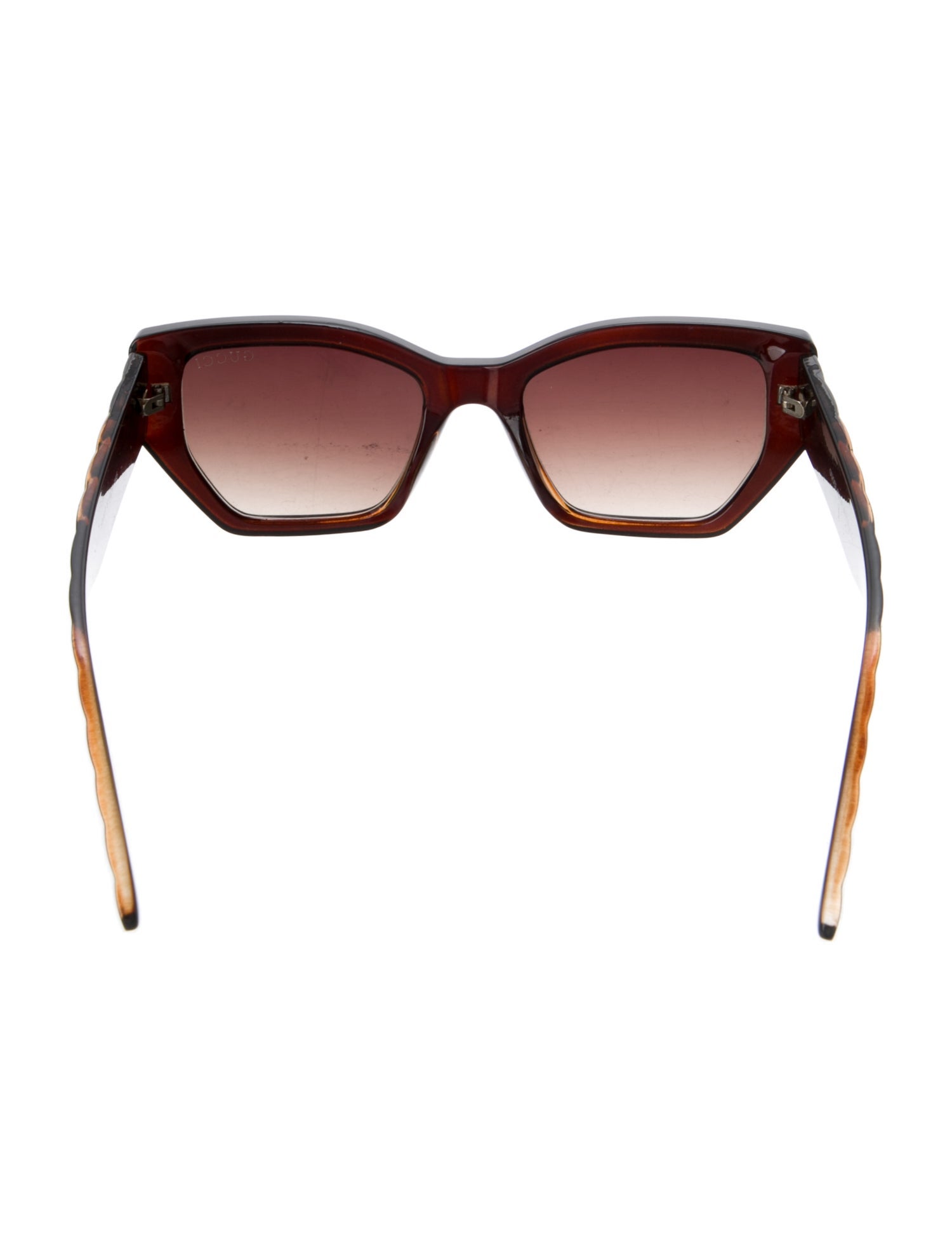 Gucci Web Accent Cat-Eye Sunglasses