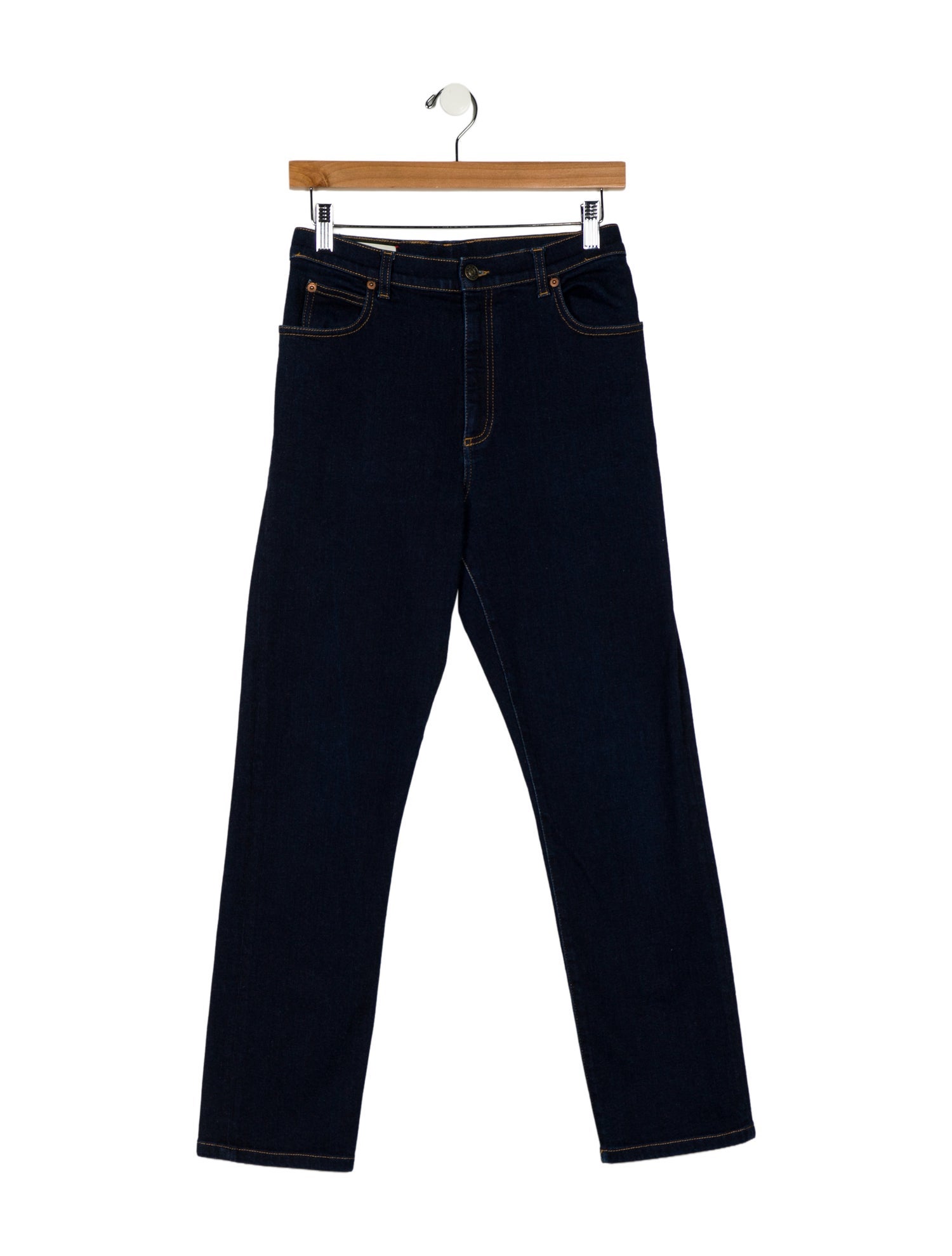 Gucci High-Rise Straight Leg Jeans