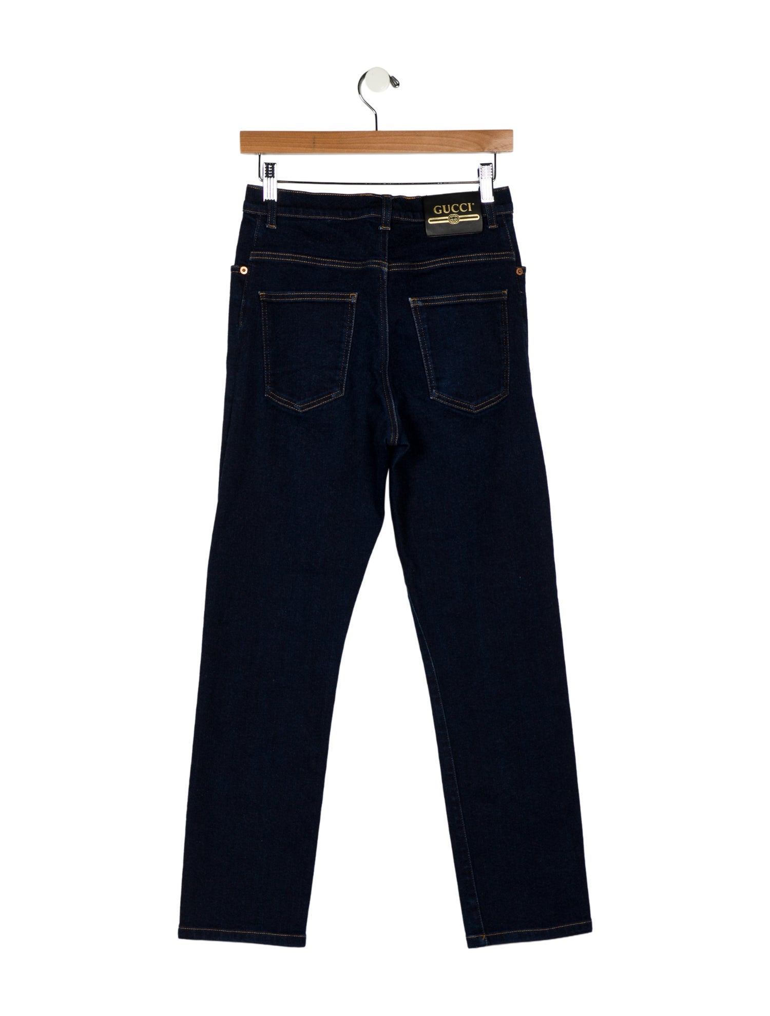 Gucci High-Rise Straight Leg Jeans