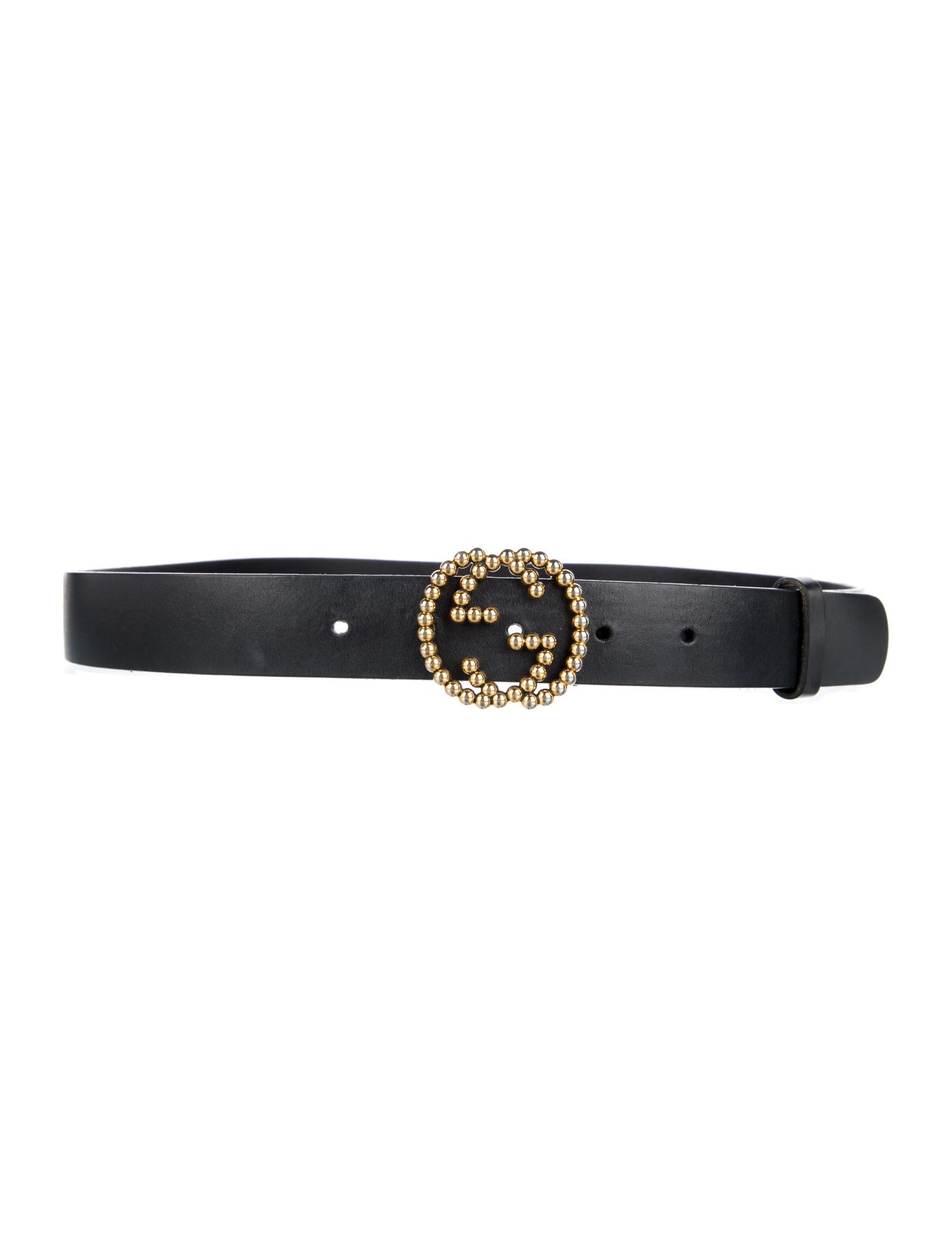 Gucci Interlocking G Logo Leather Belt