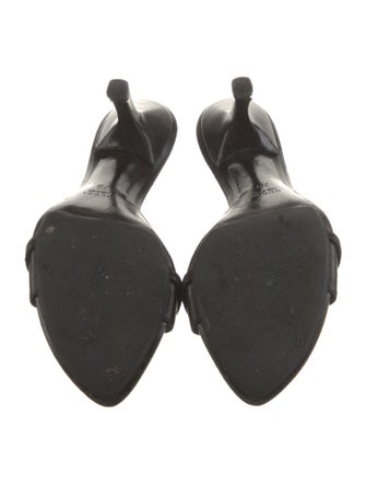 Gucci Horsebit Accent Leather Slides