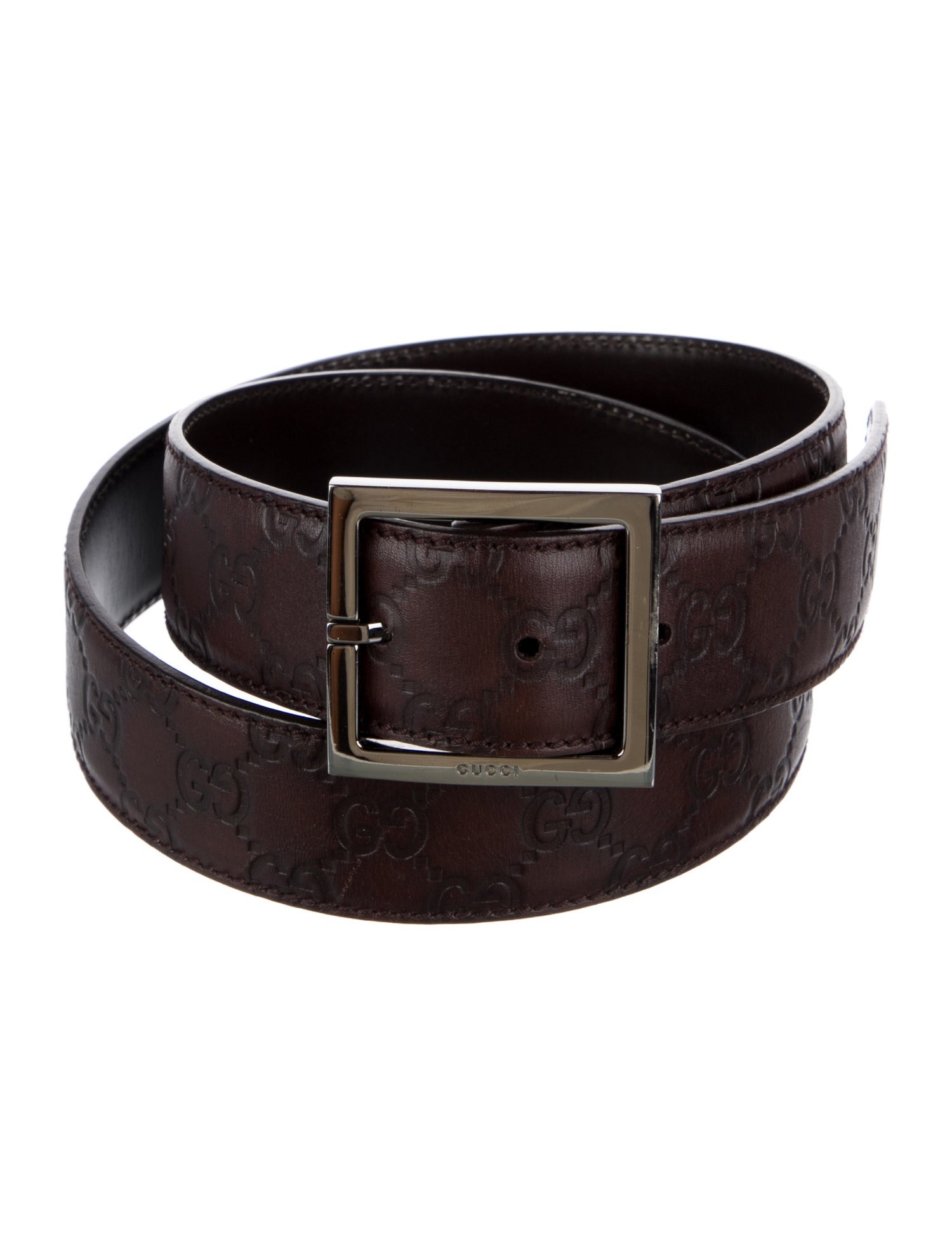Gucci GG Signature Leather Belt