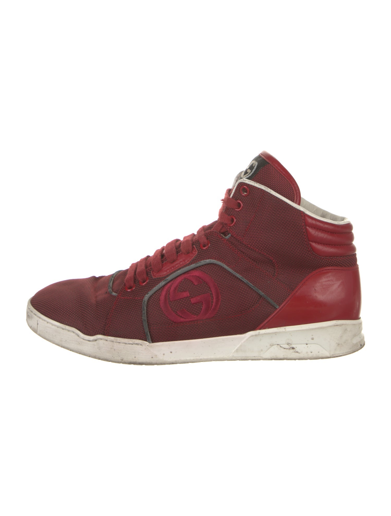 Gucci Interlocking G Logo Canvas Sneakers