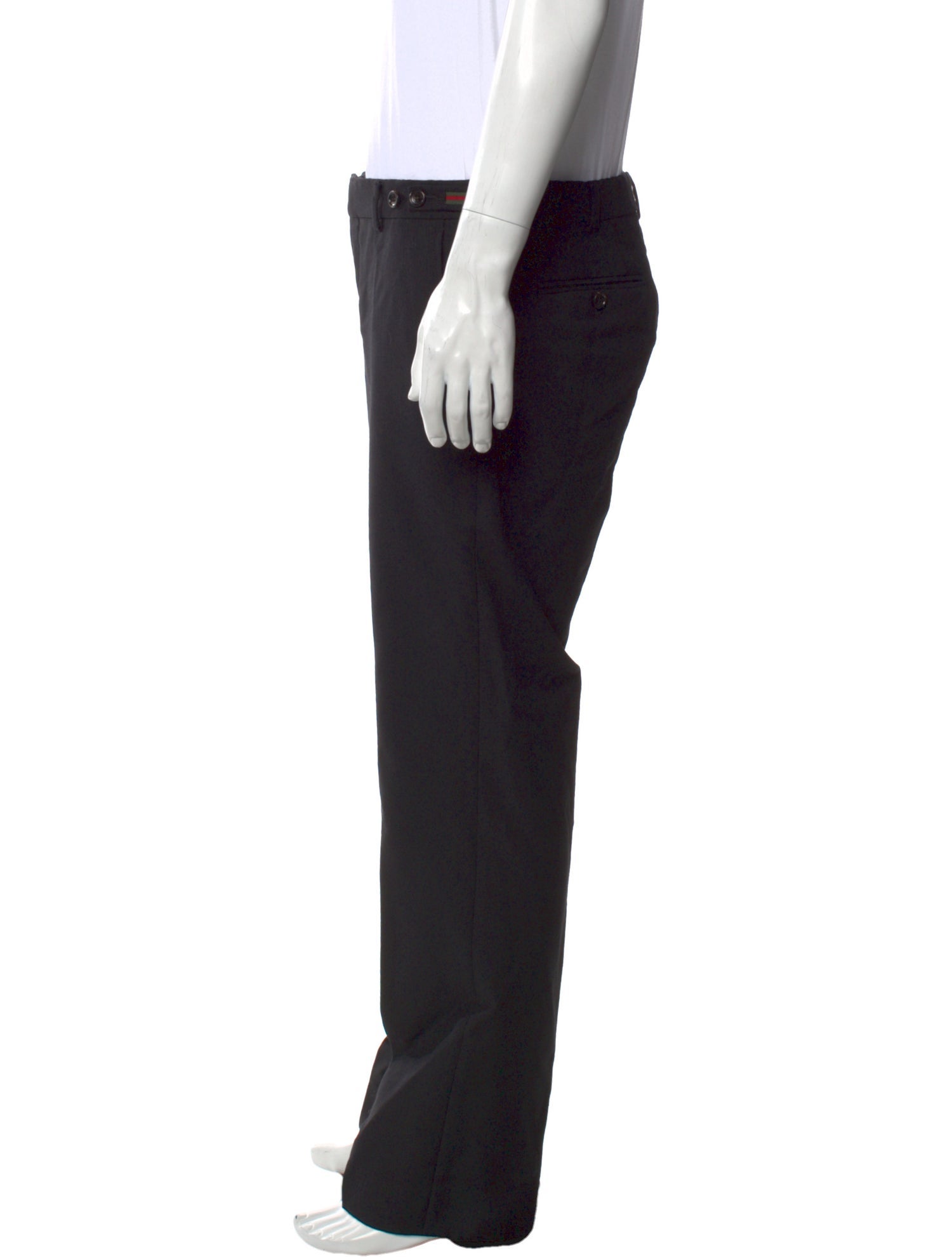 Gucci Web Accent Dress Pants