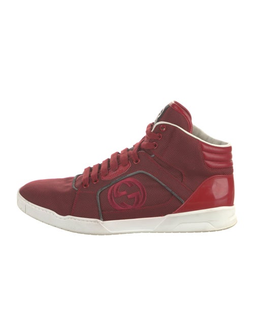 Gucci Interlocking G Logo Canvas Sneakers