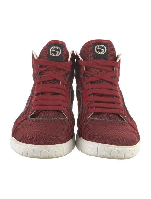 Gucci Interlocking G Logo Canvas Sneakers