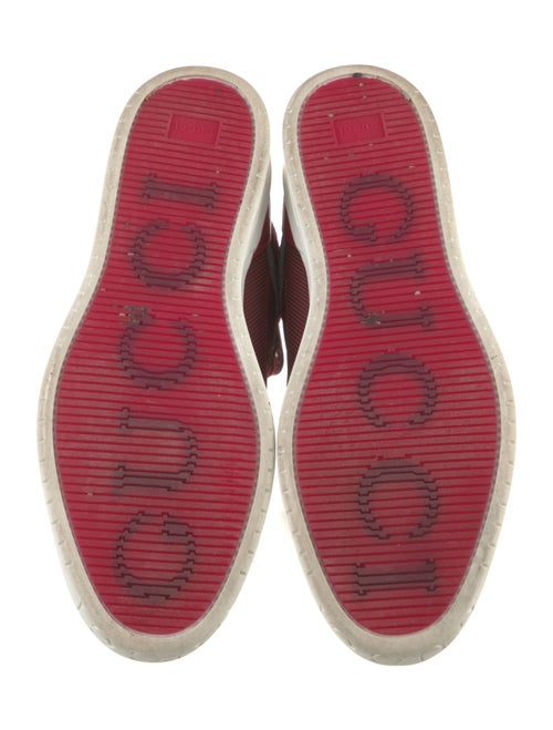 Gucci Interlocking G Logo Canvas Sneakers