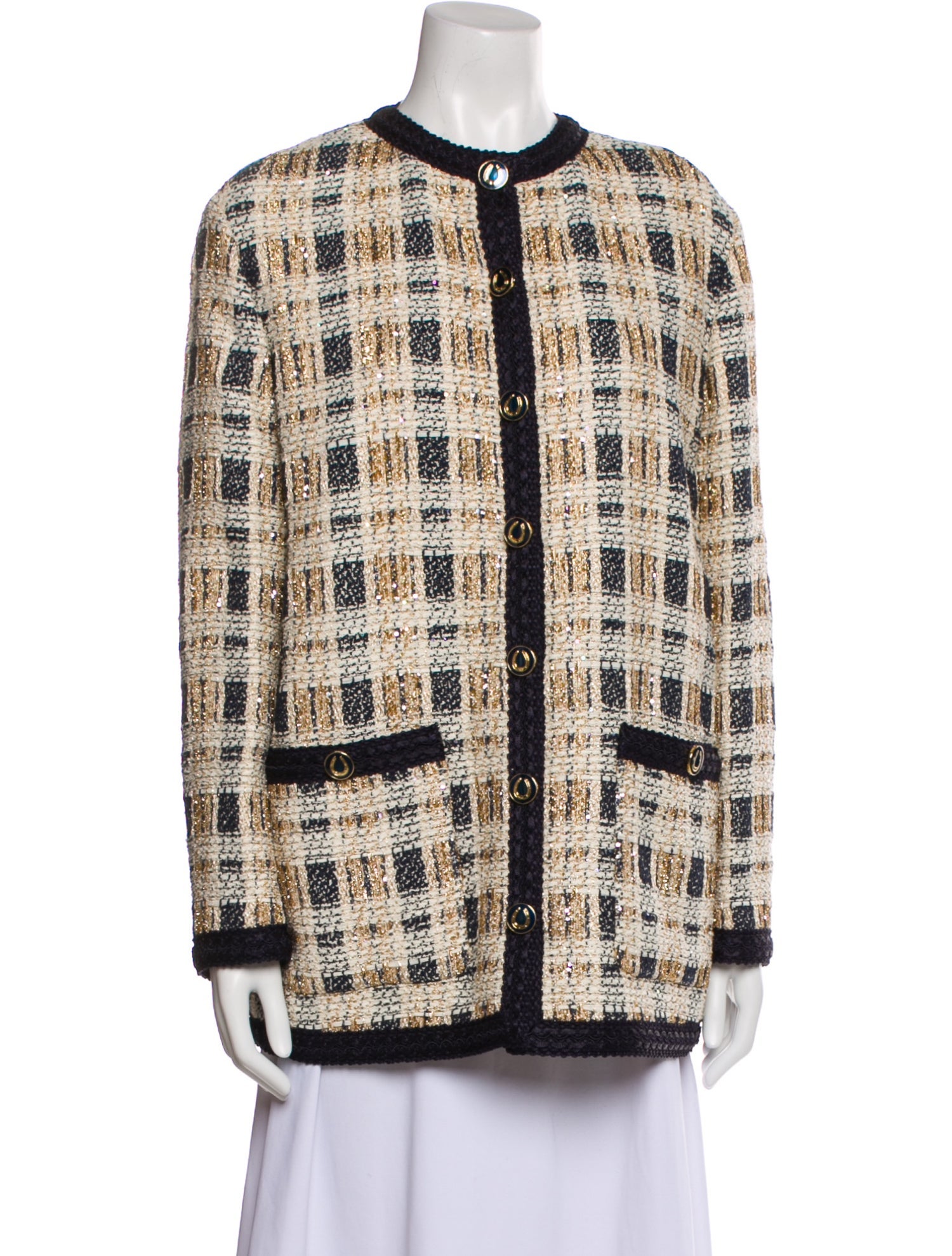 Gucci 2022 Tweed Pattern Jacket w/ Tags