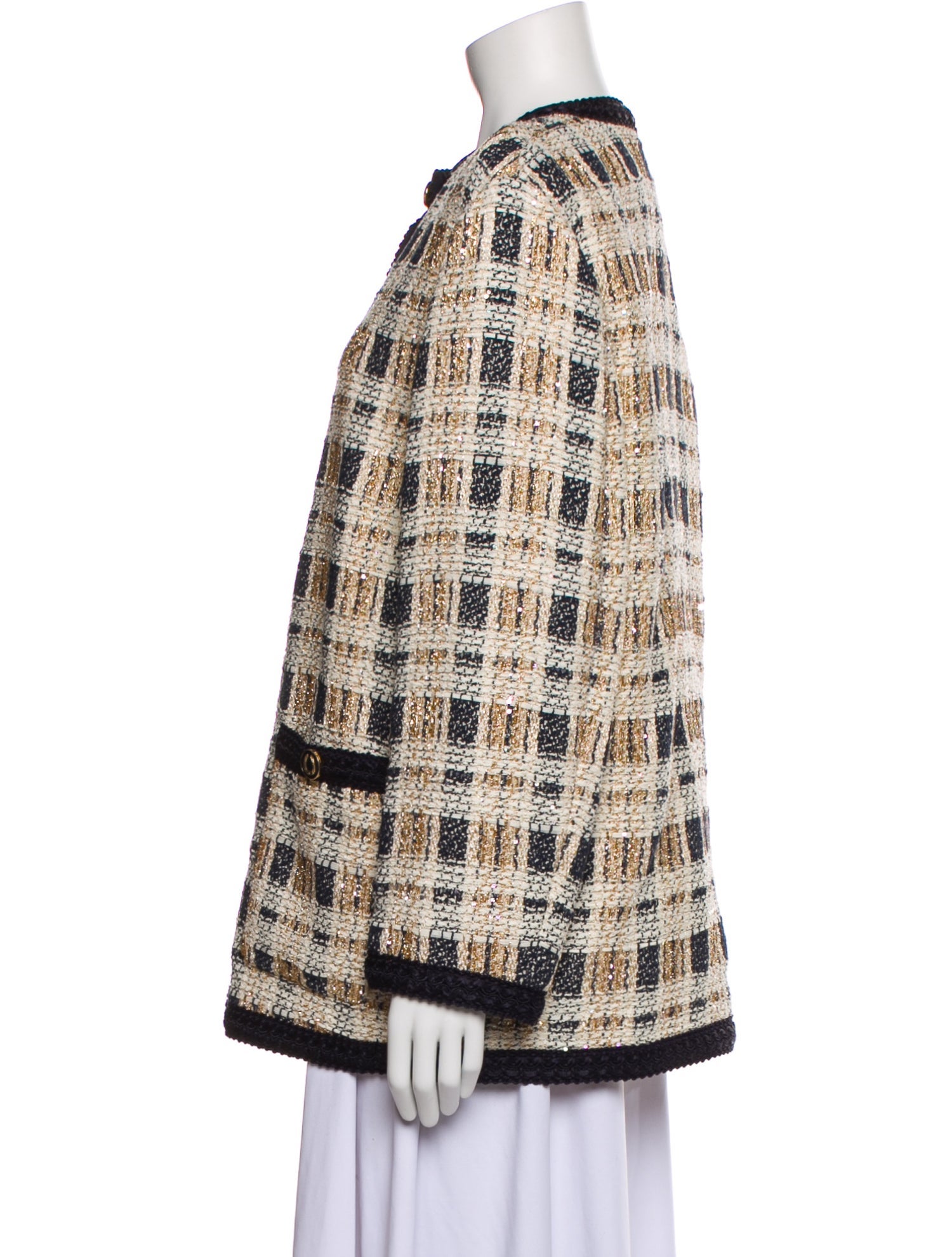 Gucci 2022 Tweed Pattern Jacket w/ Tags