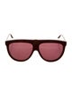Gucci Interlocking G Logo Shield Sunglasses