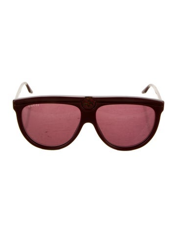 Gucci Sunglasses Interlocking G Logo Shield