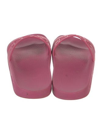 Gucci Interlocking G Logo Rubber Slides