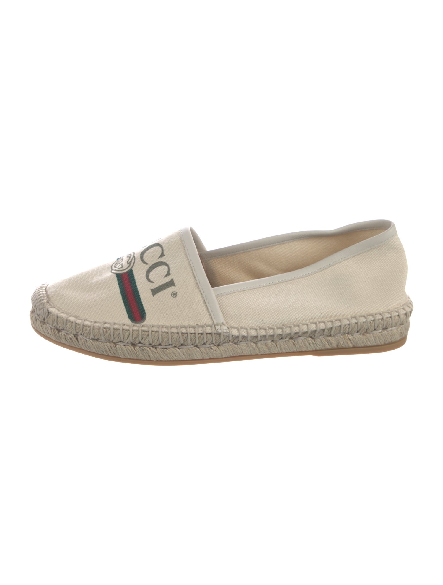 Gucci Web Accent Canvas Espadrilles